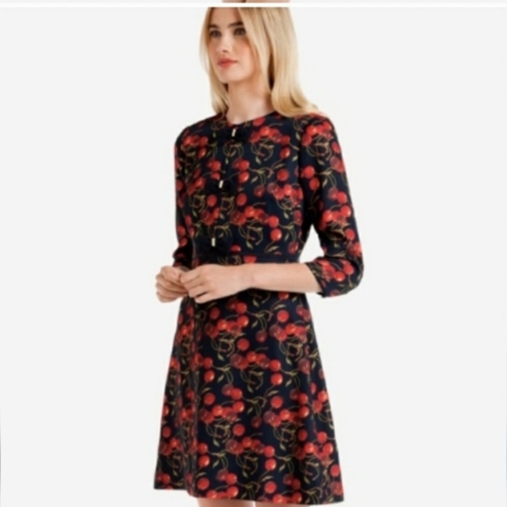 Ted Baker Women's Fyra Cheerful Cherry Bow Dress - Picture 2 of 16